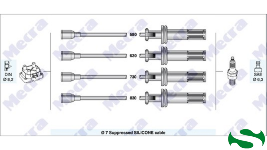 Kit Cavi Candele Lancia Delta